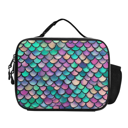 Mermaid Leather Lunch Bag