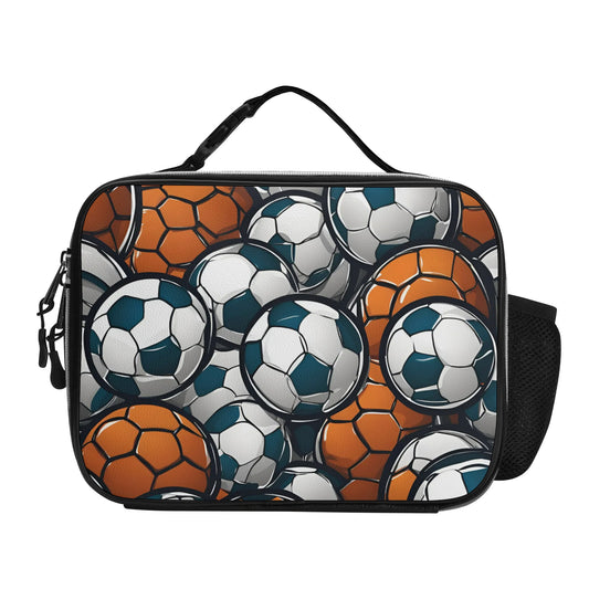 Soccer Leather Lunch Bag